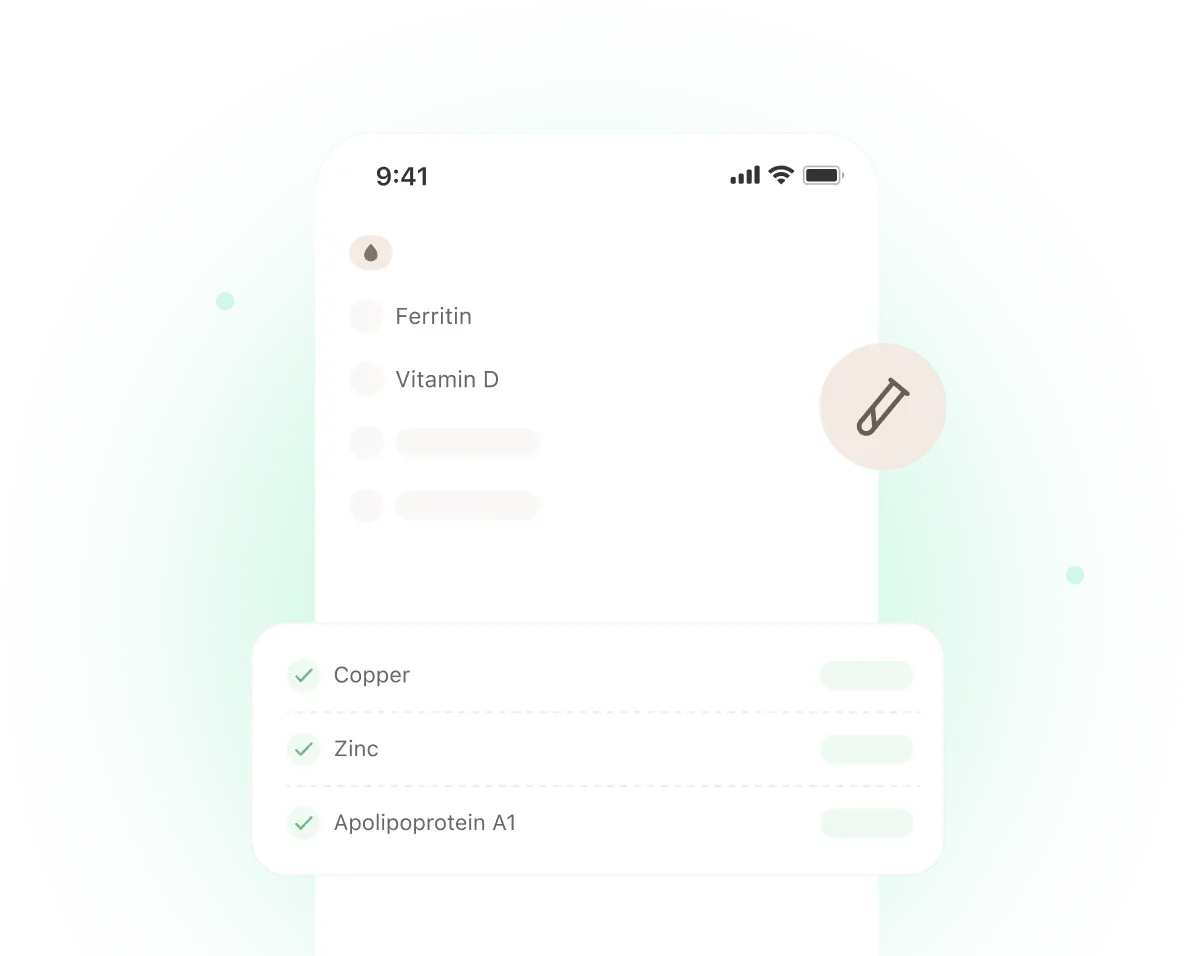 Personalized lab list